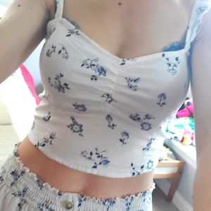 Maxi skirt with top hollister XS